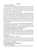 tóm tắt luận văn Phát triển du lịch bền vững ở huyện Tam Đảo, tỉnh Vĩnh Phúc