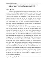 MỘT SỐ BIỆN PHÁP GIÚP HỌC SINH LỚP MỘT HỌC TỐT