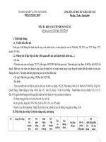 Các bang biểu trong đề cương kế hoạch triển khai chương trình giám sát dịch bệnh, phòng tránh, khắc phục hậu quả thiên tai và