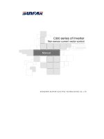 C300 series of Inverter Non-sensor current vector-control