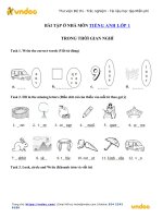 Phiếu bài tập ở nhà tiếng anh lớp 1 trong thời gian nghỉ dịch   ngày 2004   vndoc com