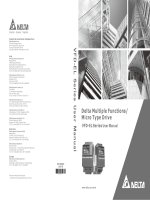 Delta Multiple Functions/ Micro Type Drive VFD-EL User ManualSeries
