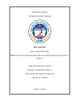 BÀI TẬP LỚN Môn Tư tưởng Hồ Chí Minh Đề tài: Tìm hiểu về mô hình chủ nghĩa xã hội và sự sụp đổ chủ nghĩa xã hội của Liên Xô, Đông Âu