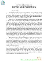 Vấn đề khởi nghiệp đã và đang là câu chuyện thời sự - kinh tế của đất nước