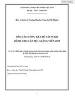 Biểu hiện và tinh sạch protein fructosyl-amino acid oxidase bền nhiệt (FAOX-TE) bằng Escherichia coli .pdf