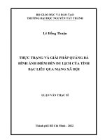 Thực trạng và giải pháp quảng bá hình ảnh điểm đến du lịch của tỉnh Bạc Liêu qua mạng xã hội.pdf