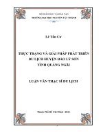 Thực trạng và giải pháp phát triển du lịch huyện đảo Lý Sơn tỉnh Quảng Ngãi.pdf