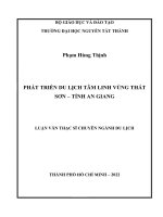 Phát triển du lịch tâm linh vùng Thất Sơn - Tỉnh An Giang.pdf