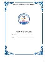 de cuong giua ki 1 toan 8 nam 2022 2023 truong thcs thi tran van dien ha noi