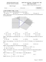 de giua hoc ki 1 toan 10 nam 2022 2023 truong thpt ho nghinh quang nam