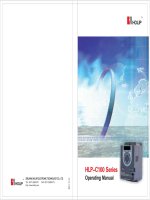HLP-C100 Series Operating Manual