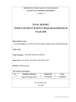 Antimicrobial activity of Myxobacteria isolated from soil.pdf