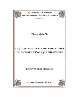Thực trạng và giải pháp phát triển du lịch bền vững tại tỉnh Bến Tre.pdf