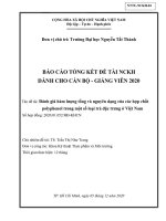 Đánh giá hàm lượng tổng và nguyên dạng của các hợp chất polyphenol trong một số loại trà đặc trưng ở Việt Nam.pdf