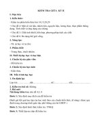 Đề thi giữa học kì 2 môn khoa học tự nhiên 6 sách chân trời sáng tạo vndoc com