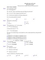 ĐỀ 2 ôn TẬP GKI TOÁN 10 (35TN+TL)