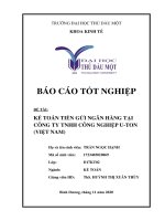Tài liệu Kế toán tiền gửi ngân hàng tại công ty TNHH.pdf