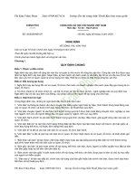 CÔNG TÁC VĂN THƯ