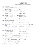 ĐỀ 1 ôn TẬP GKI TOÁN 10 (35TN+TL)