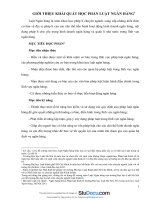 Bài giảng Luật ngân hàng