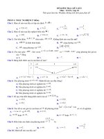 ĐỀ 3 ôn TẬP GKI TOÁN 10 (35TN+TL)
