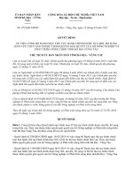 DANH MỤC THỦ TỤC HÀNH CHÍNH ĐƯỢC SỬA ĐỔI, BỔ SUNG LĨNH VỰC THỦY SẢN THUỘC THẨM QUYỀN GIẢI QUYẾT CỦA SỞ NN VÀ PTNT TỈNH BÀ RỊA-VŨNG TÀU