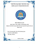 Sự biến đổi của gia đình Việt Nam trong thời kì quá độ  lên chủ nghĩa xã hội