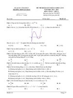 de khao sat toan 12 lan 1 nam 2022 2023 truong thpt le xoay vinh phuc