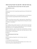 Đề thi vào lớp 10 môn ngữ văn năm 2021   2022 sở GDĐT vĩnh long   download vn