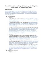 Phân tích đường lối và sự chỉ đạo của đảng trong cuộc kháng chiến chống đế quốc mỹ xâm lược