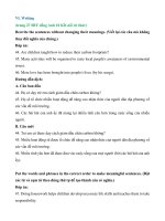 SBT tiếng anh 10 trang 27 test yourself 1 writing   global success kết nối tri thức