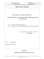 Đề cương quản lý dự án từ lúc chuẩn bị đầu tư đến kết thúc dự án - Đề cương quản lý dự án đầy đủ