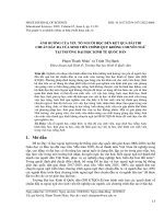 ẢNH HƯỞNG CỦA YẾU TỐ NGƯỜI HỌC ĐẾN KẾT QUẢ BÀI THI CHUẨN ĐẦU RA CỦA SINH VIÊN CHÍNH QUY KHÔNG CHUYÊN NGỮ TẠI TRƯỜNG ĐẠI HỌC KINH TẾ QUỐC DÂN