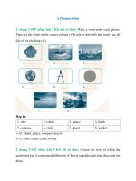 sbt tieng anh 7 trang 3 unit 1 pronunciation ket noi tri thuc