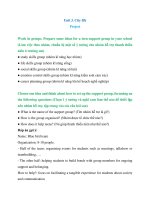 unit 3 lop 9 project trang 35