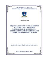 Hiệu quả cho vay ủy thác đối với hộ nghèo, hộ cận nghèo tại phòng giao dịch quận 10 chi nhánh ngân hàng chính sách xã hội thành phố Hồ Chí Minh.pdf