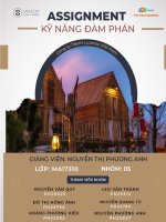 assignment kỹ năng đàm phán LẬP KẾ HOẠCH VÀ CHIẾN LƯỢC CHO CUỘC ĐÀM PHÁN CÔNG TY TNHH LUXSTAY VIỆT NAM