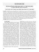 Mô hình hóa hoạt động khai thác cát trên sông biển sử dụng bơm hút bằng TELEMAC