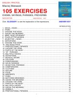 101 bài tập thành ngữ tục ngữ tiếng Anh (pdf đẹp)