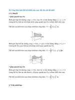 Công thức tính thể tích khối tròn xoay đầy đủ, chi tiết nhất – toán 12