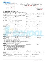 Đề thi môn tin học SỞ GIÁO dục và đào tạo