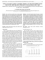 NÂNG CAO CHẤT LƯỢNG LAO ĐỘNG TRONG CÁC DOANH NGHIỆP NGOÀI NHÀ NƯỚC TRÊN ĐỊA BÀN TỈNH KON TUM GIAI ĐOẠN 2016 - 2020