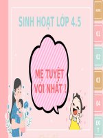 SINH HOẠT LOP 20-10