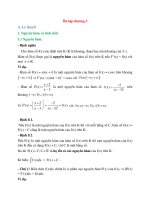 Lý thuyết ôn tập chương 3 (mới 2022 + bài tập) – toán 12