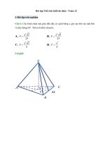 50 bài tập thể tích khối đa diện toán 12 mới nhất