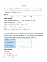 sbt tieng anh 7 trang 45 unit 6 speaking ket noi tri thuc