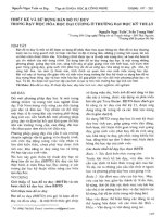 Sử dụng phần mềm geo math hỗ trợ dạy học quỹ tích cho học sinh trung học phổ thông miền núi