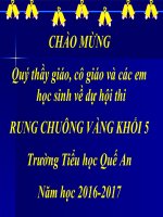 Rung chuông vàng kién thức chung lớp 5