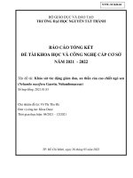 Khảo sát tác động giảm đau, an thần của cao chiết ngó sen (Nelumbo nucifera Gaernt.Nelumbonaceae) .pdf