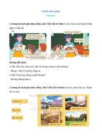 tieng anh lop 3 unit 6 lesson 1 trang 44 45 ket noi tri thuc